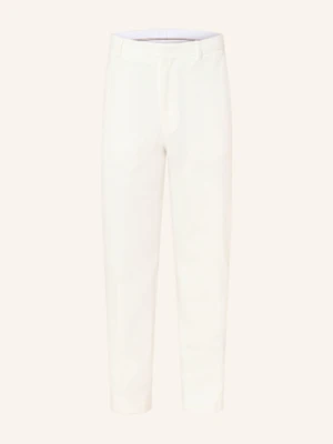 Boss Chinosy Perin Tapered Fit weiss