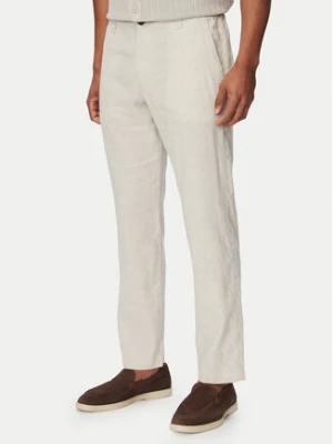 BOSS Chinosy Sanderson-L-3 50559595 Beżowy Regular Fit