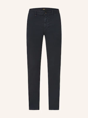 Boss Chinosy Slim Fit blau