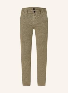 Boss Chinosy Slim Fit gruen