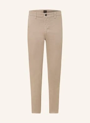Boss Chinosy Tapered Fit braun