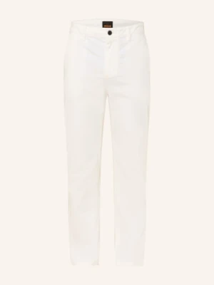 Boss Chinosy Tapered Fit weiss