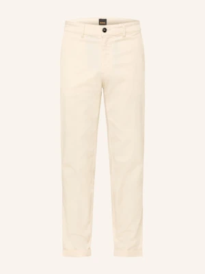 Boss Chinosy Turn Up Regular Fit weiss