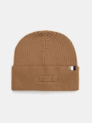 BOSS czapka Magico_R_Hat kolor brązowy 50522427