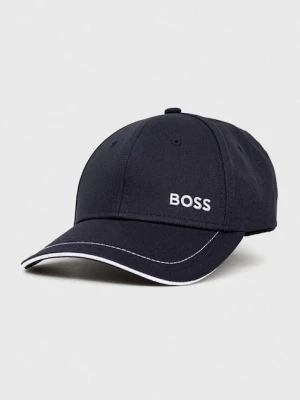 BOSS czapka z daszkiem bawełniana Cap-1 BOSS Green