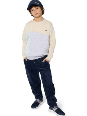 BOSS czapka z daszkiem bawełniana dziecięca