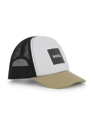 BOSS czapka z daszkiem bawełniana dziecięca