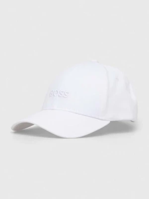 BOSS czapka z daszkiem bawełniana Zed
