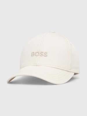 BOSS czapka z daszkiem damska bawełniana Ari