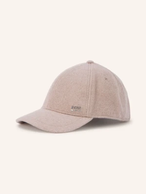 Boss Czapka Z Daszkiem Flanelowa Zed beige
