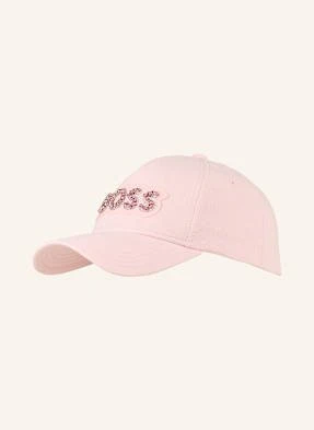 Boss Czapka Z Daszkiem Lilyan Z Ozdobnymi Kamykami rosa