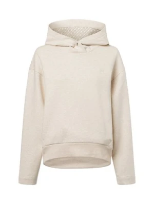 BOSS Damska bluza z kapturem - Enolari Kobiety Bawełna biały jednolity,