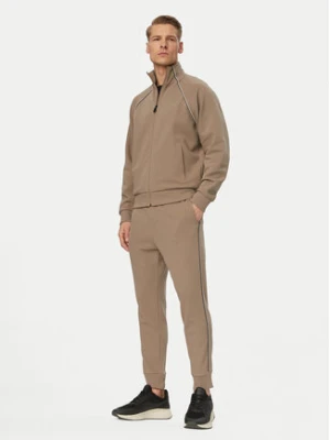 BOSS Dres 50555906 Beżowy ciemny Regular Fit