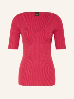 Boss Dzianinowa Koszulka Faradisco rot