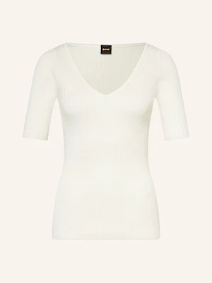 Boss Dzianinowa Koszulka Faradisco weiss