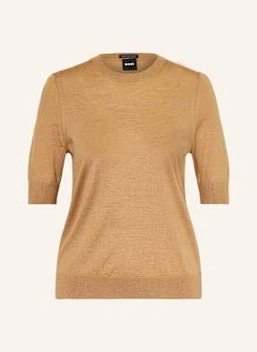 Boss Dzianinowa Koszulka Farbella beige