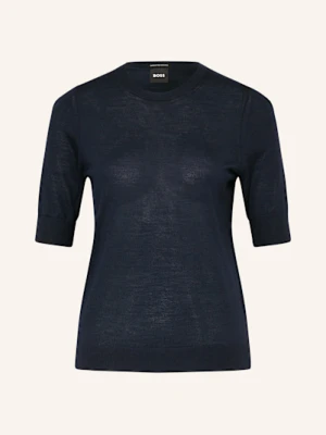 Boss Dzianinowa Koszulka Farbella blau