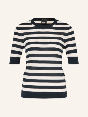 Boss Dzianinowa Koszulka Farbella blau