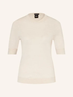 Boss Dzianinowa Koszulka Farbella weiss