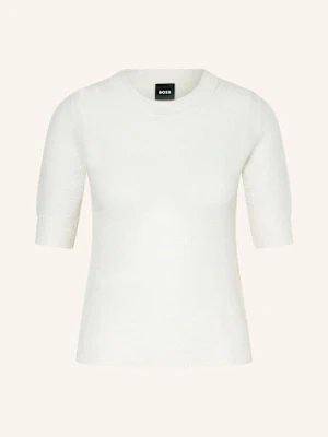 Boss Dzianinowa Koszulka Fusionana weiss