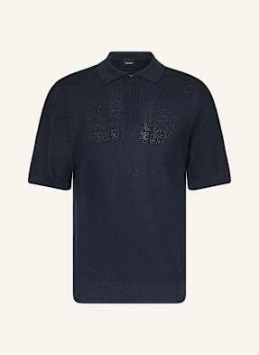Boss Dzianinowa Koszulka Kancello blau