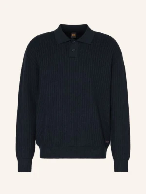 Boss Dzianinowa Koszulka Polo Kotorpolo blau