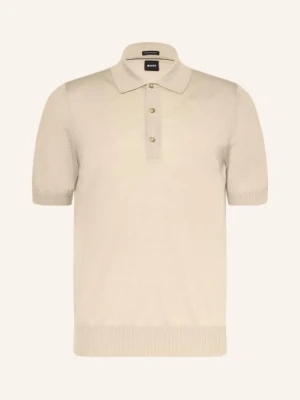 Boss Dzianinowa Koszulka Polo Nolano beige