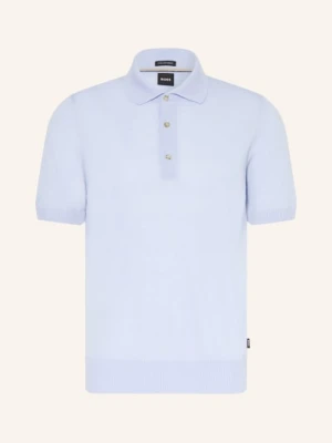 Boss Dzianinowa Koszulka Polo Nolano blau