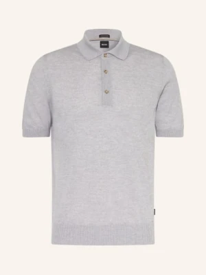 Boss Dzianinowa Koszulka Polo Nolano grau
