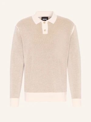 Boss Dzianinowa Koszulka Polo Ulio weiss