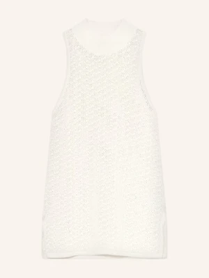 Boss Dzianinowy Top Fauri weiss