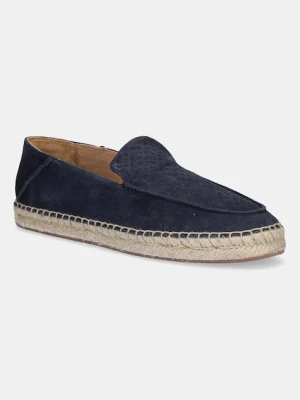 BOSS espadryle zamszowe Madeira kolor granatowy 50541781