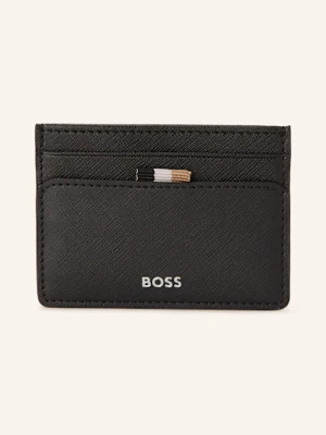 Boss Etui Na Karty Ze Skóry Saffiano Zair schwarz