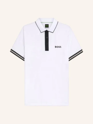 Boss Funkcjonalna Koszulka Polo Active Slim Fit weiss