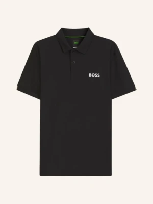 Boss Funkcjonalna Koszulka Polo schwarz