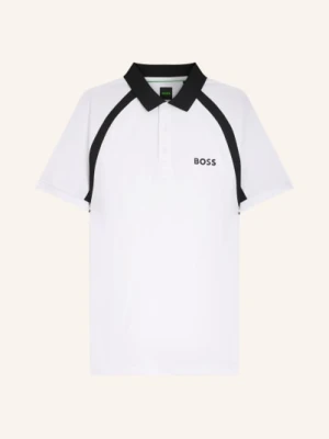 Boss Funkcjonalna Koszulka Polo Toc weiss