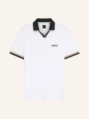 Boss Funkcjonalna Koszulka Polo weiss BIAŁY