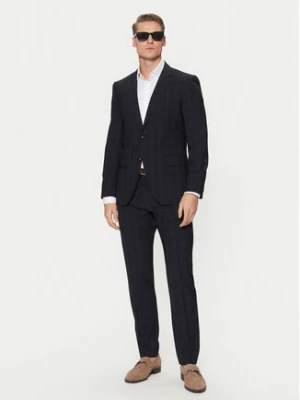 BOSS Garnitur 50538032 Granatowy Slim Fit