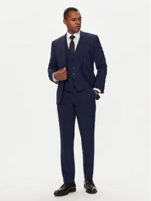 Boss Garnitur H-Huge 50521724 Granatowy Slim Fit