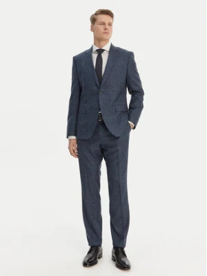 BOSS Garnitur H-Huge 50561829 Granatowy Slim Fit