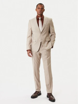 BOSS Garnitur Huge 50557273 Beżowy Regular Fit