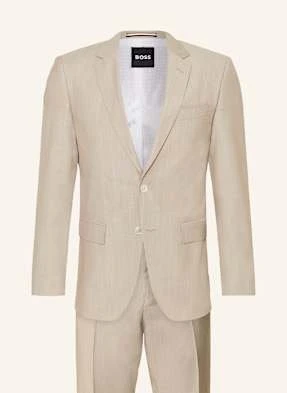 Boss Garnitur Huge Slim Fit beige