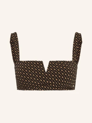 Boss Góra Bikini Typu Bandeau B Monogram schwarz