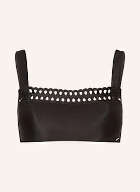 Boss Góra Od Bikini Bustier Eyelet schwarz