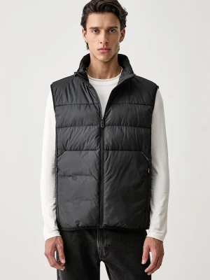 BOSS Green bezrękawnik męski OW_Urbanex Puffer V czarny