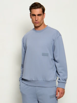 BOSS GREEN Bluza | Loose fit niebieski