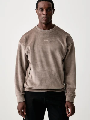 BOSS Green bluza męska welurowa SW_Cord Sweat