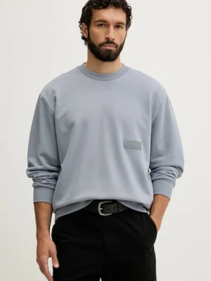 BOSS Green bluza męska z bawełną SW_Crewneck