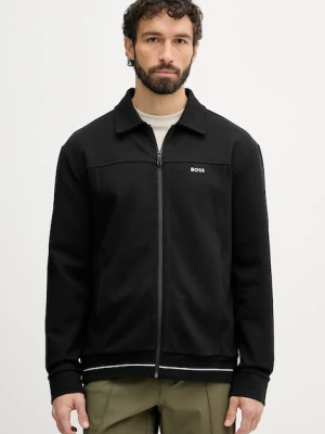 BOSS Green bluza rozpinana męska czarny