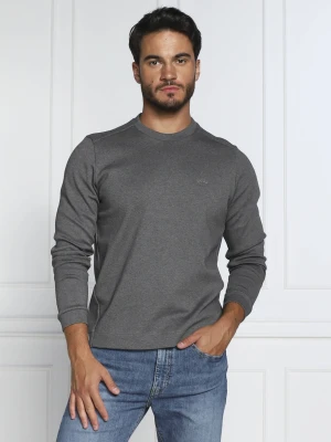 BOSS GREEN Bluza Salbo Curved | Regular Fit szary